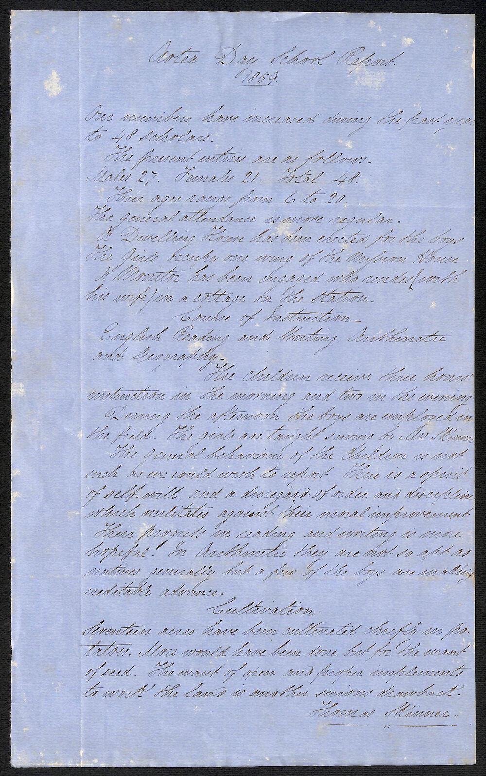 Aotea Circuit &ndash; Aotea Day School Report by Teacher Thomas Skinner