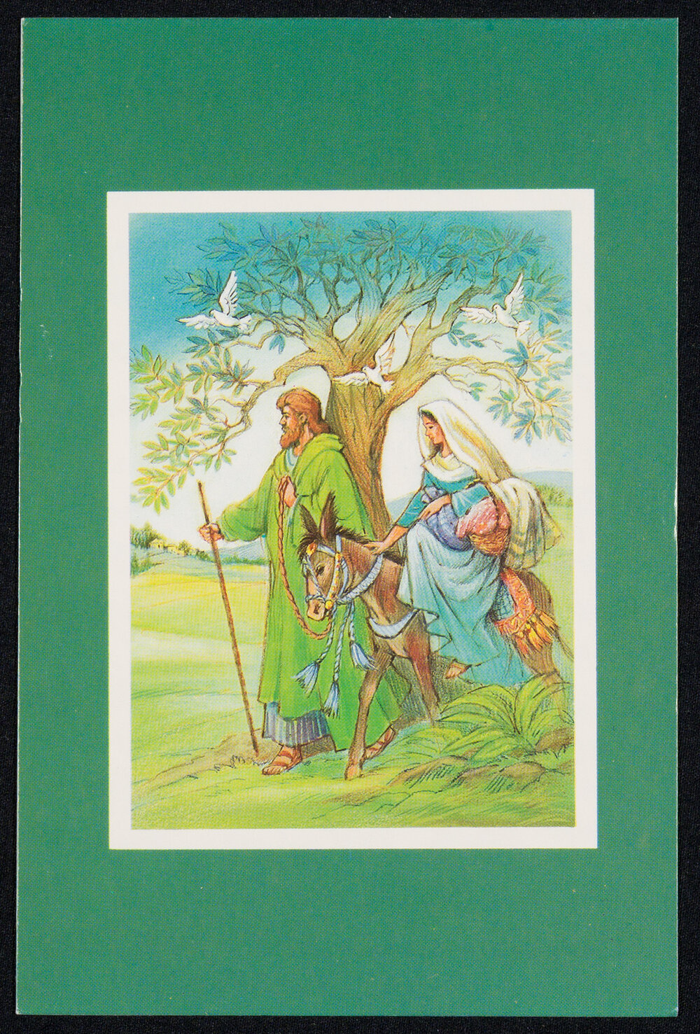 Christmas Card Addressed to Airini from Alan and [Violet] Jones