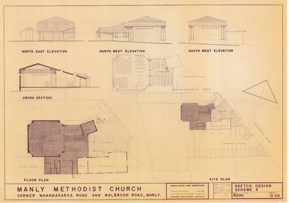 Proposed Methodist Church Corner Whangaparāoa Road and Walbrook Road, Manly