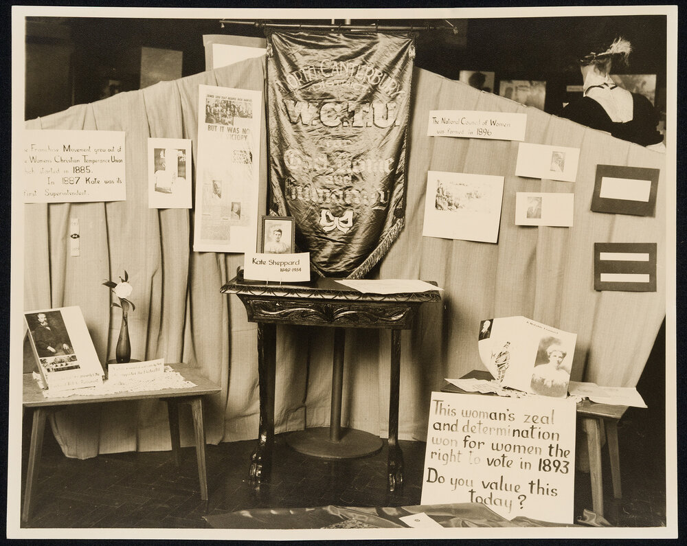 Upper Riccarton Methodist Church - Kate Sheppard Display and Jennie Lovell-Smith Memorial Plaque and Display