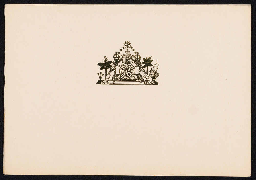 Christmas Card Addressed to Sister Hobbs from TeAta