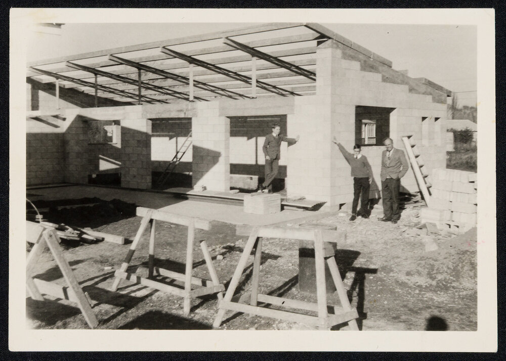 Halswell Union Parish - St. Lukes - Building the Sunday School and Church Opening