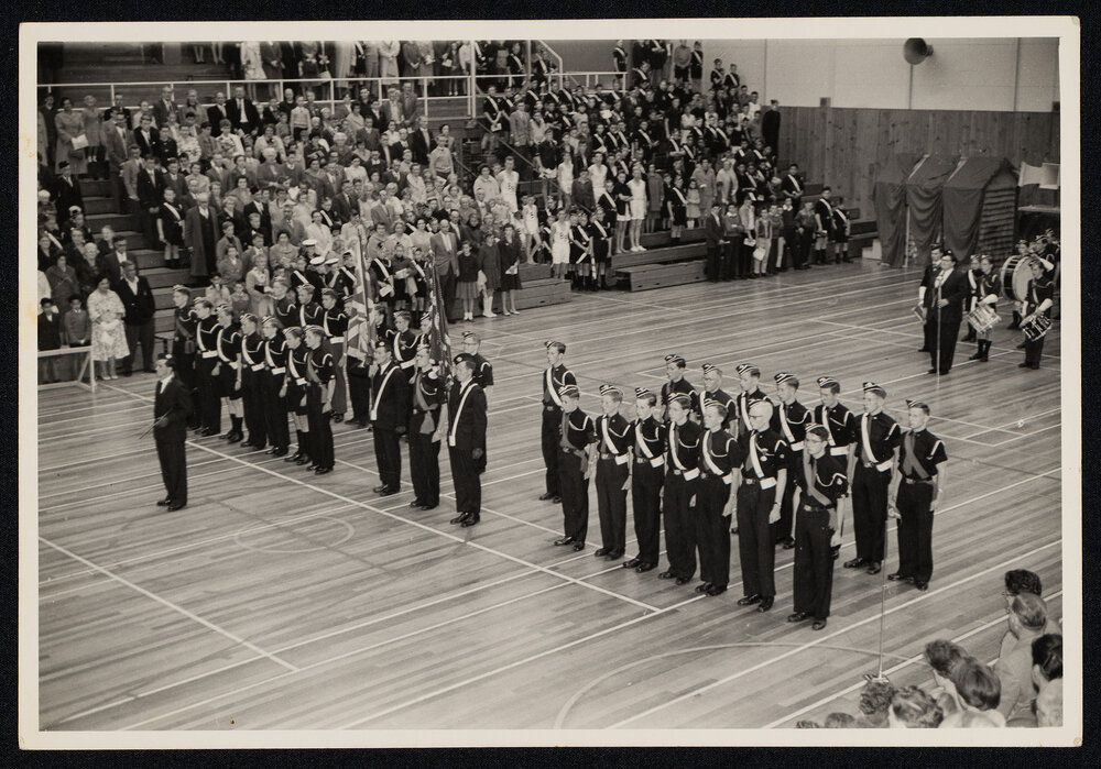 Ōtāhuhu Boy's Brigade - David Lange Leads the Ōtāhuhu Combined Band