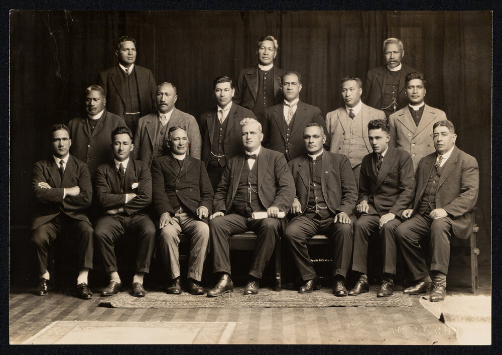 Māori Ministers Including Rev. Robert Tahupōtiki Haddon