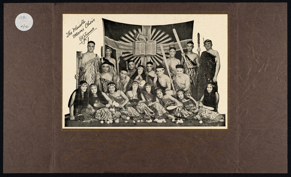 Waiata Māori Choir with Rev. Robert Tahupōtiki Haddon