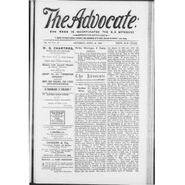 The Advocate - 24th April 1897