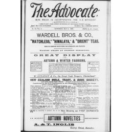 The Advocate - 8th May 1897