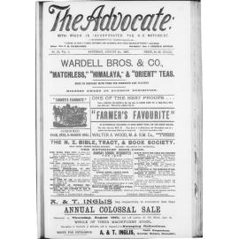 The Advocate - 21st August 1897