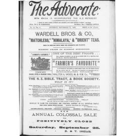 The Advocate - 11th September 1897