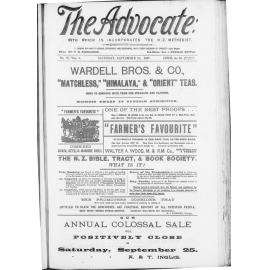 The Advocate - 18th September 1897