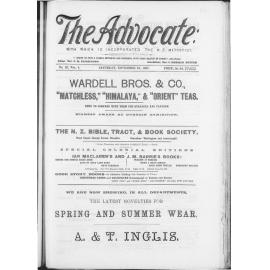 The Advocate - 27th November 1897