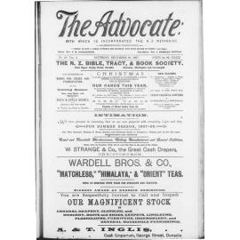The Advocate - 25th December 1897