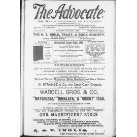 The Advocate - 8th January 1898