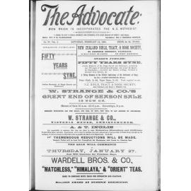 The Advocate - 12th February 1898