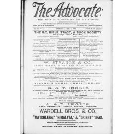 The Advocate - 2nd April 1898