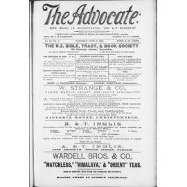 The Advocate - 9th April 1898
