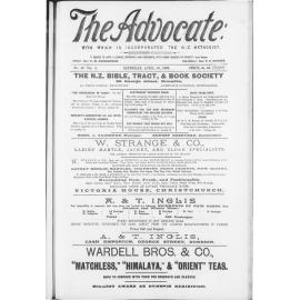 The Advocate - 16th April 1898