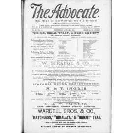 The Advocate - 23rd April 1898