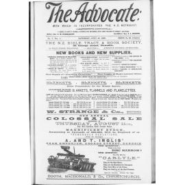The Advocate - 30th July 1898