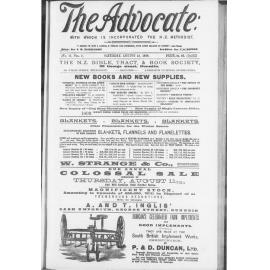 The Advocate - 13th August 1898