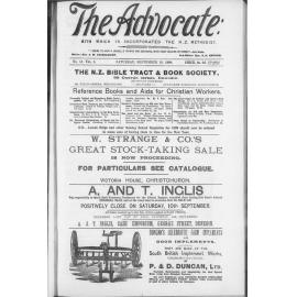 The Advocate - 10th September 1898