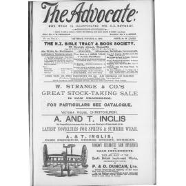 The Advocate - 8th October 1898
