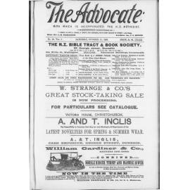 The Advocate - 15th October 1898