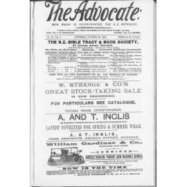 The Advocate - 29th October 1898