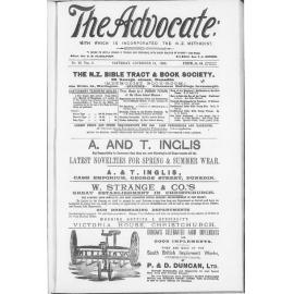 The Advocate - 19th November 1898