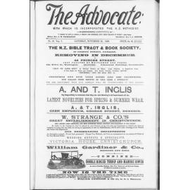 The Advocate - 26th November 1898