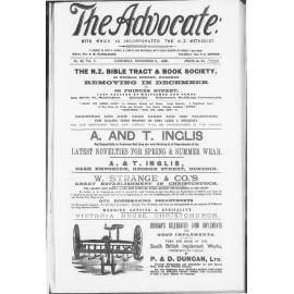 The Advocate - 3rd December 1898