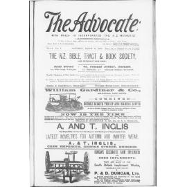 The Advocate - 11th March 1899