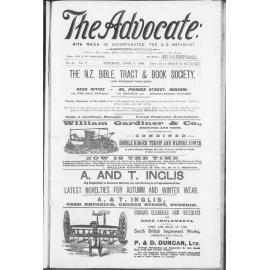 The Advocate - 1st April 1899