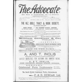 The Advocate - 29th April 1899