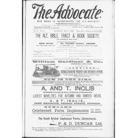 The Advocate - 6th May 1899