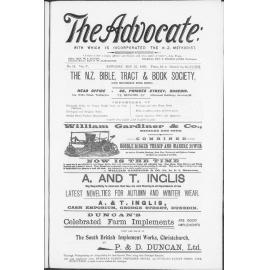 The Advocate - 27th May 1899