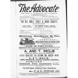 The Advocate - 3rd June 1899