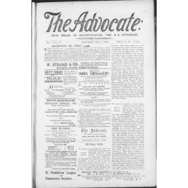 The Advocate - 1st July 1899