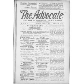 The Advocate - 12th August 1899