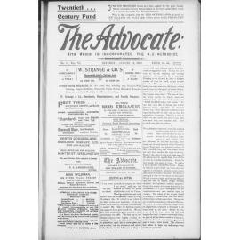 The Advocate - 19th August 1899