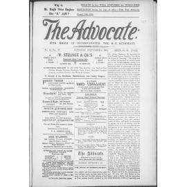 The Advocate - 2nd September 1899