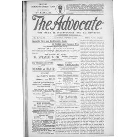 The Advocate - 7th October 1899