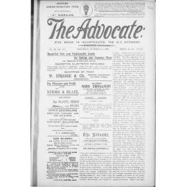 The Advocate - 14th October 1899