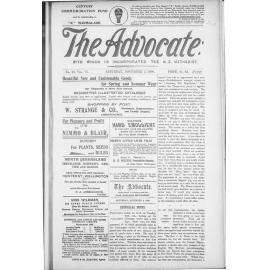 The Advocate - 4th November 1899