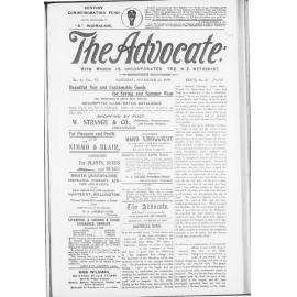 The Advocate - 25th November 1899