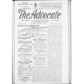 The Advocate - 2nd December 1899