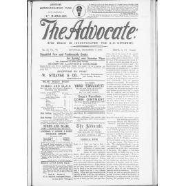 The Advocate - 9th December 1899