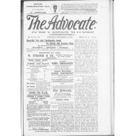 The Advocate - 16th December 1899