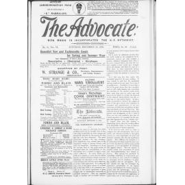 The Advocate - 30th December 1899