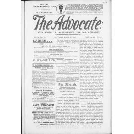 The Advocate - 31st March 1900